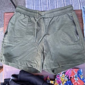 Olive Green Bermuda Shorts by Athletic Works